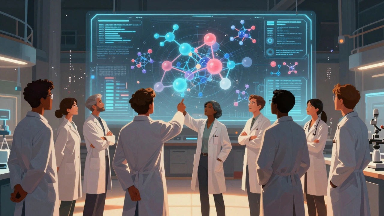 Researchers analyze a holographic molecular simulation with a detected anomaly.