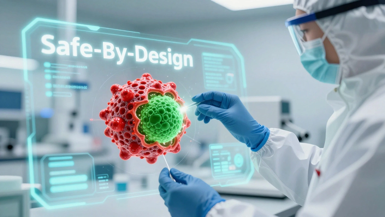 Scientist designing safer nanoparticles using holographic technology